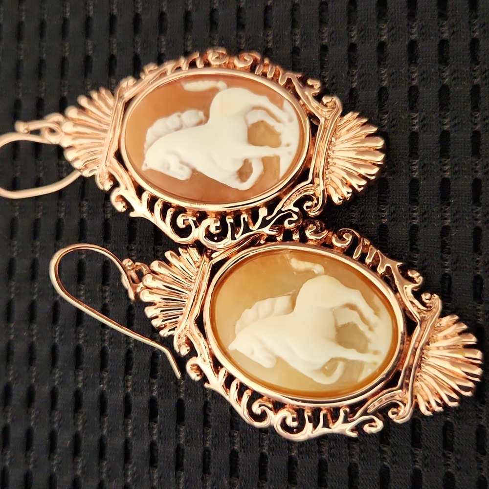 Cameo Earrings